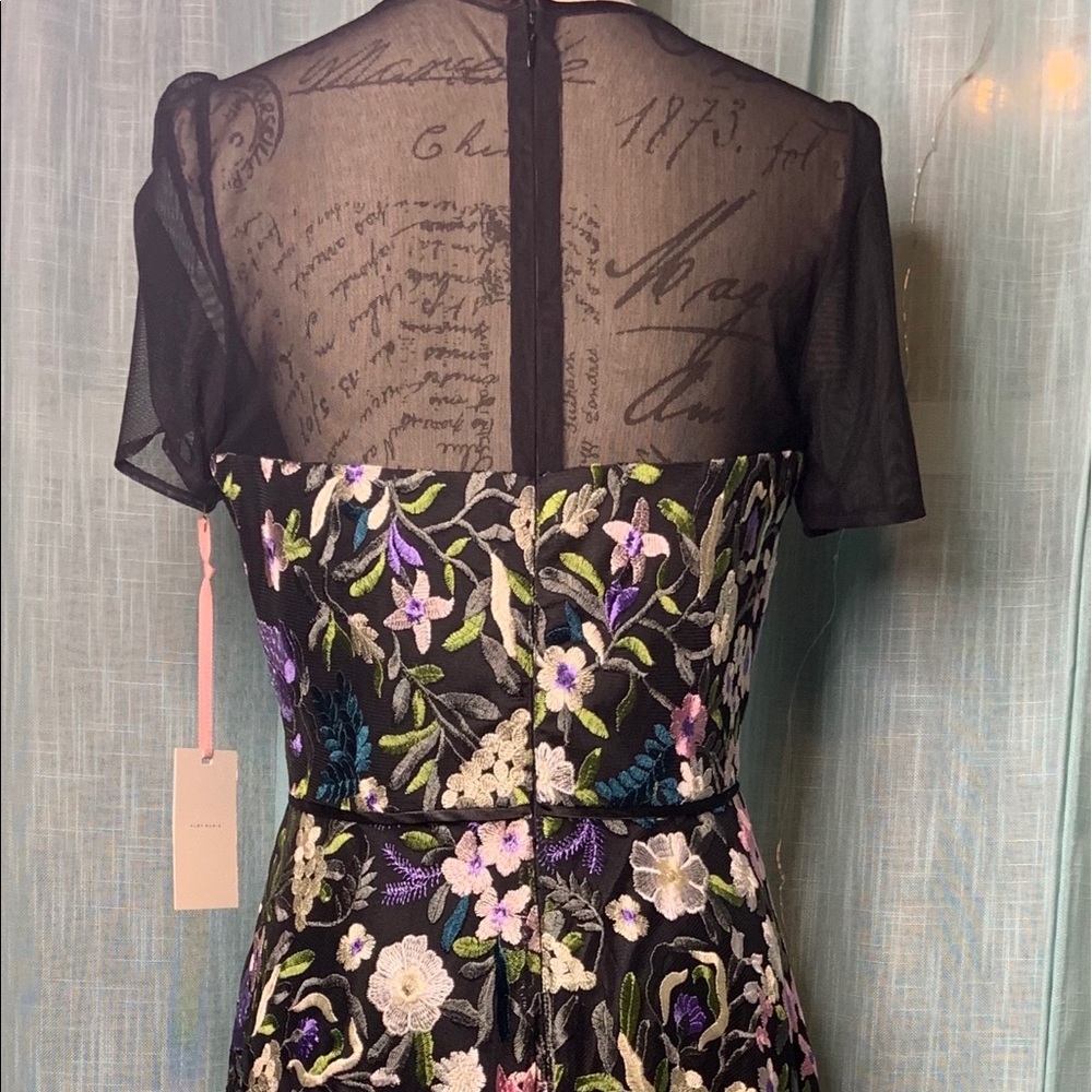 Alex Marie Floral Embroidered High Low Dress - Picture 9 of 16